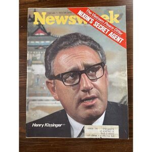 VTG Newsweek Magazine February 7 1972 Henry Kissinger and Richard Nixon's Agent